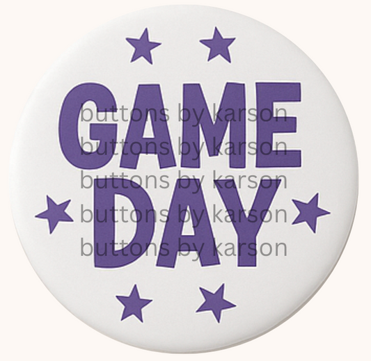 Star Gameday Purple Button