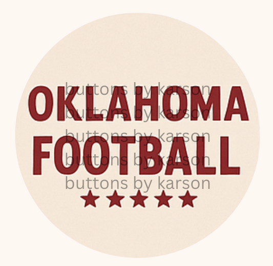 Oklahoma Football Button