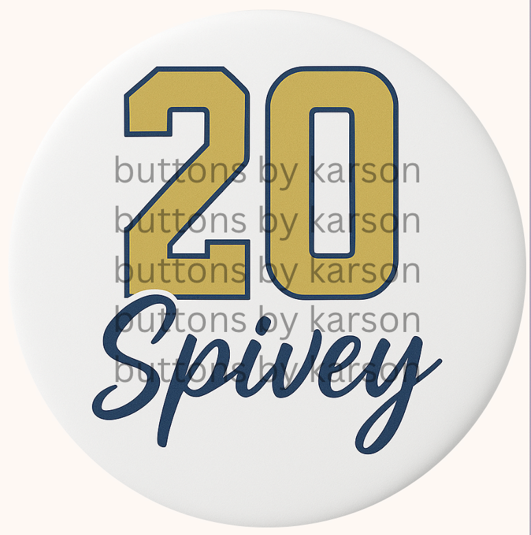 Big Number/Last Name Button