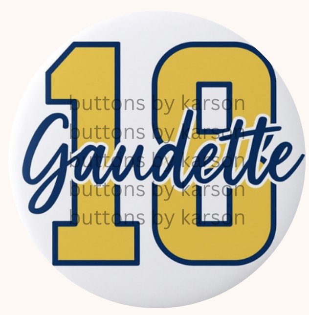 Big Number Middle Last Name Button
