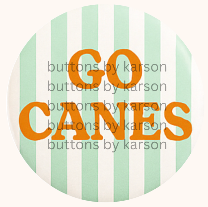 Go Canes Button