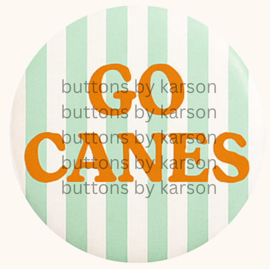Go Canes Button