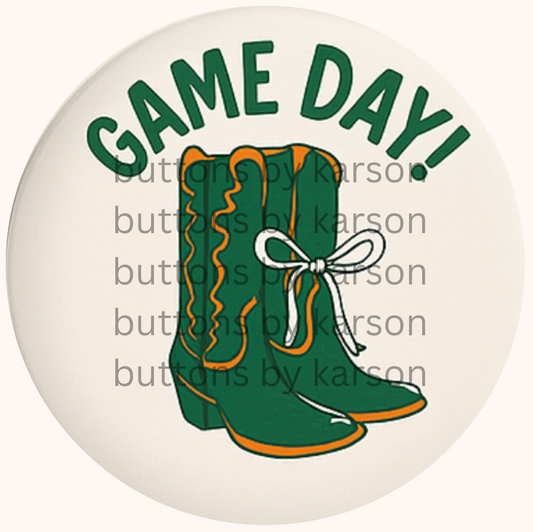 Green Gameday Boots Button