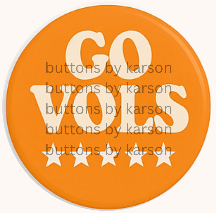 Go Vols Stars Button