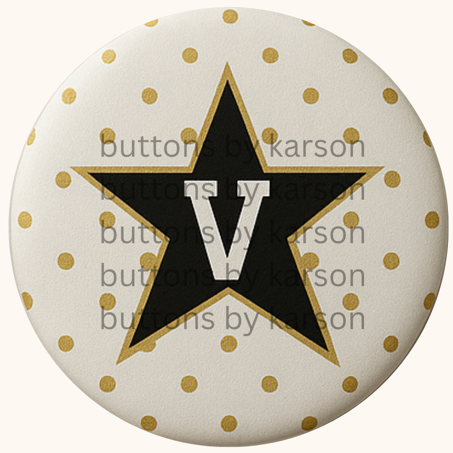 Polka Dot Vandy Logo Button