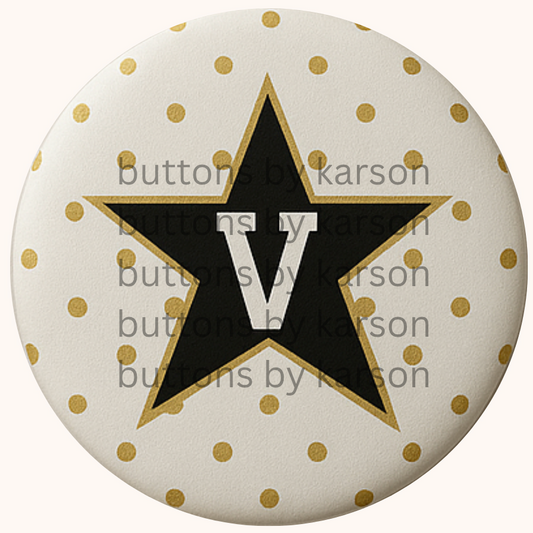 Polka Dot Vandy Logo Button