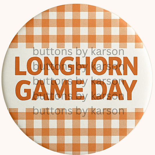 Gingham Longhorn Gameday