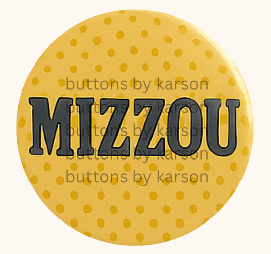 Yellow Mizzou Button