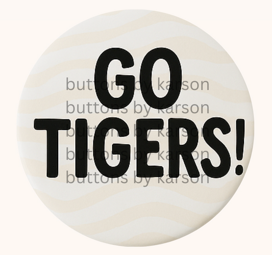 Go Tigers Button