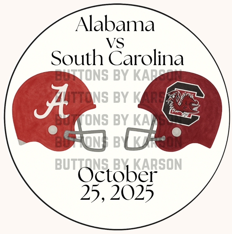 Alabama vs South Carolina Game Button