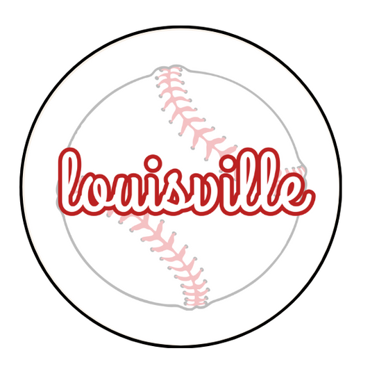 Louisville on a Baseball Design