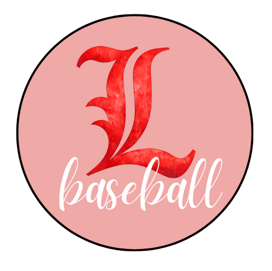 Red Louisville Baseball Design
