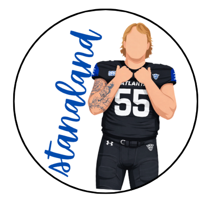 Cursive Straight Last Name Design