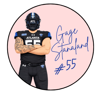 Red Player with Cursive Name/Number Design