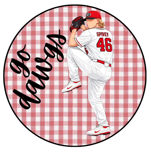 Gingham Go Dawgs Design