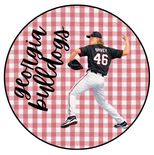 Gingham Georgia Bulldogs Design