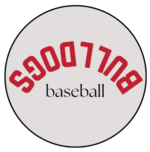 Upside Down Bulldogs Baseball Design
