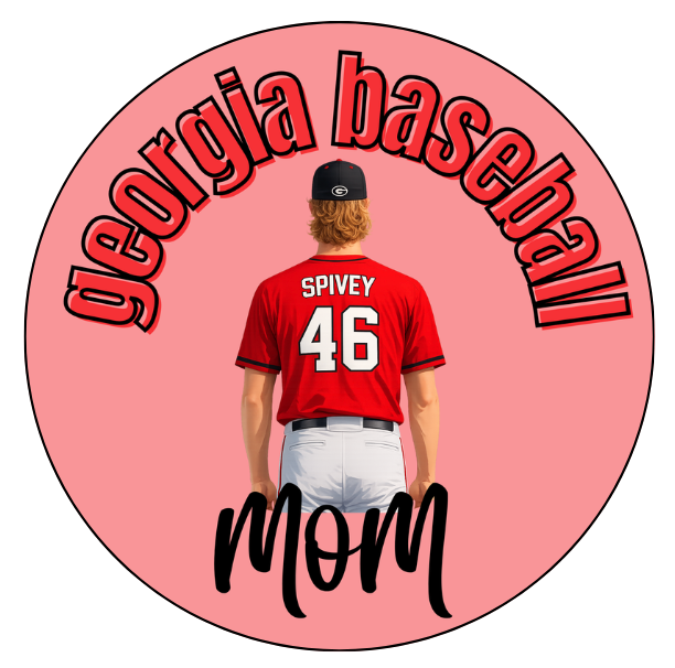 Georgia Baseball Mom Design