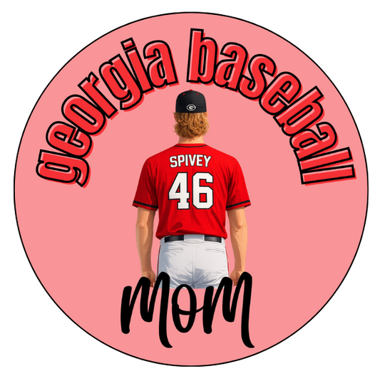 Georgia Baseball Mom Design