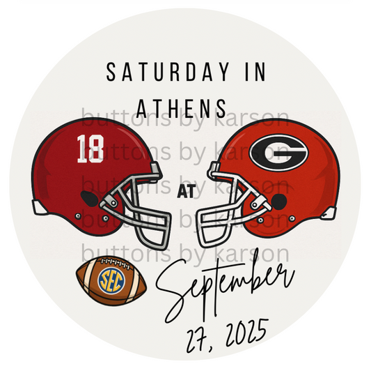UGA vs ALABAMA Gameday Button