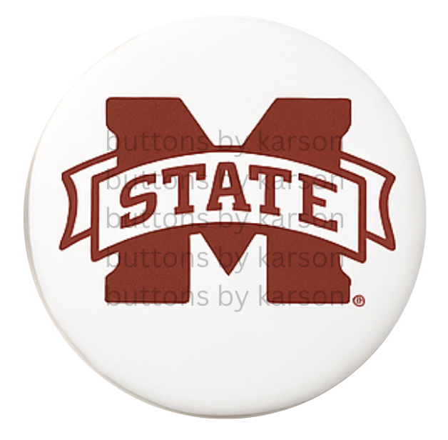 Mississippi State Logo Button