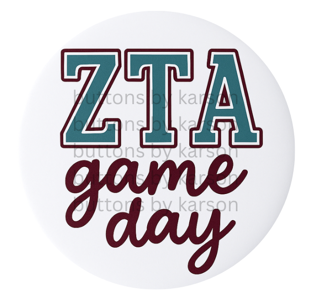 ZTA Gameday Button + Stickers