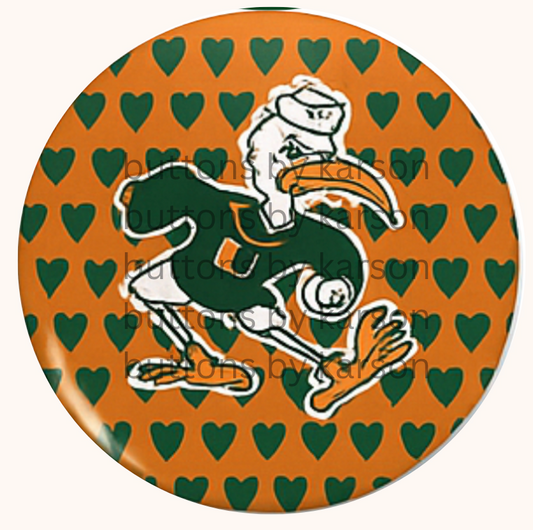 Mascot Orange Background Button