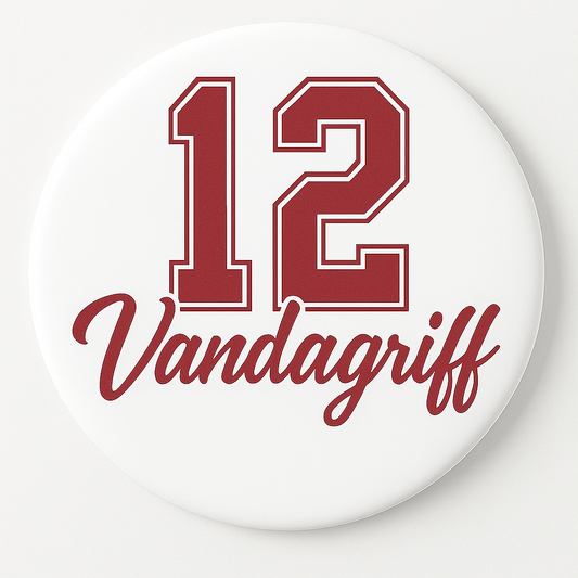 Plain Name and Number Button